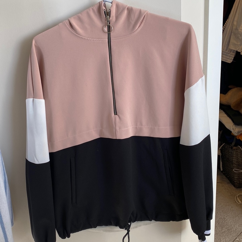Zara lightweight hooded jacket XS (oversized)